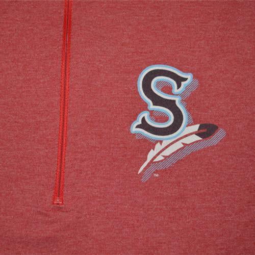 Spokane Indians React Red 1/4 Zip