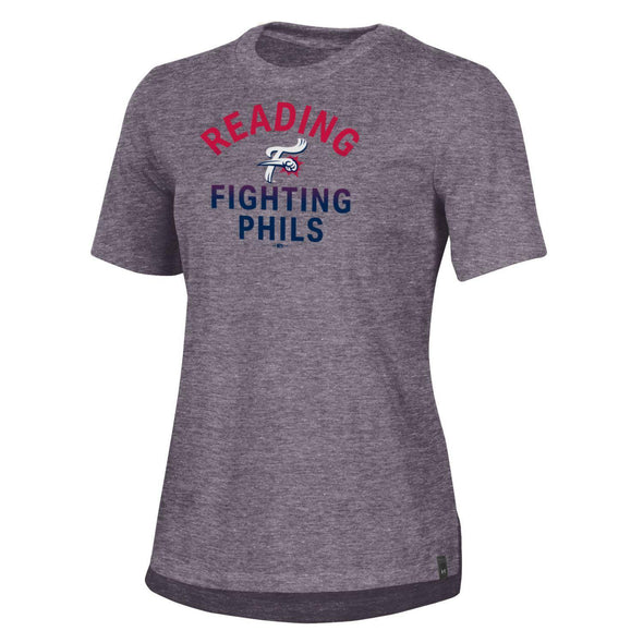 UA Gray Arched Reading Fightin Phils Tee