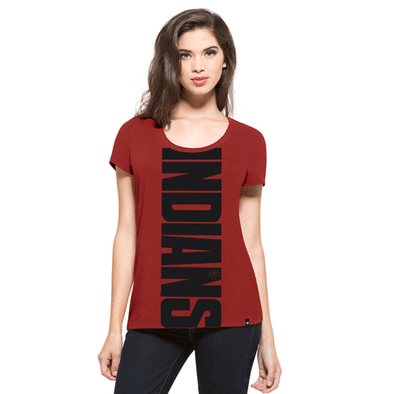 Indianapolis Indians Women's Red Vista Scoop Tee