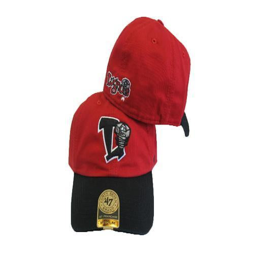 Lansing Lugnuts 47 Brand Red/Black Franchise Hat