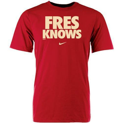 Fresno Grizzlies Red FresKnows Nike Tee