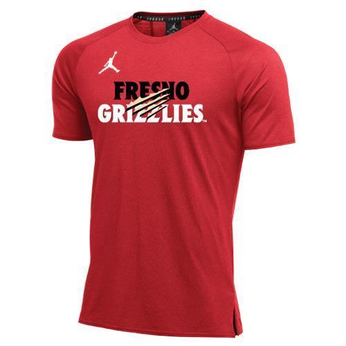 Fresno Grizzlies Red Jordan Alpha Top