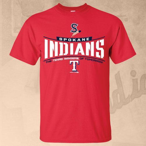 Spokane Indians Red Tension Affiliate Design