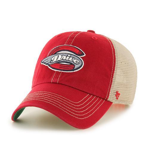 Greenville Drive 47 Brand Red Trawler Hat with Primary Logo