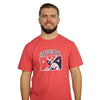 Distressed Red MiLB Tee