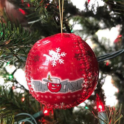 Fort Wayne TinCaps Red Baseball Ornament