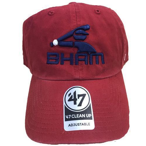 Birmingham Barons 47 Brand "BHAM" Batter Man Red Cap