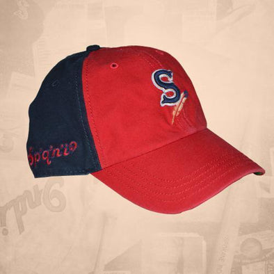 Spokane Indians Red w/Navy Adj Cap