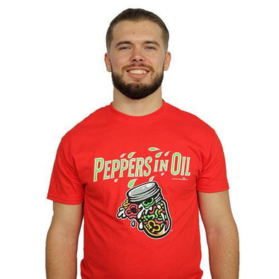 Peppers in Oil Red T-shirt