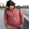 Stockton Ports Red Heather Pullover