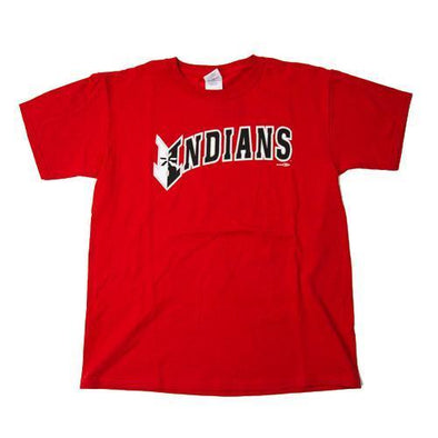 Indianapolis Indians Red Wordmark Tee
