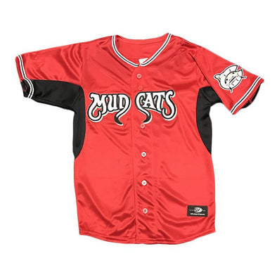 Carolina Mudcats Youth Red Pro Mesh Replica Jersey