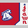 Lehigh Valley IronPigs Jawn Red and White Socks