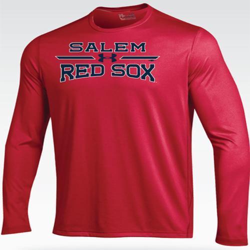 Salem Red Sox Under Armour LS Tech Tee
