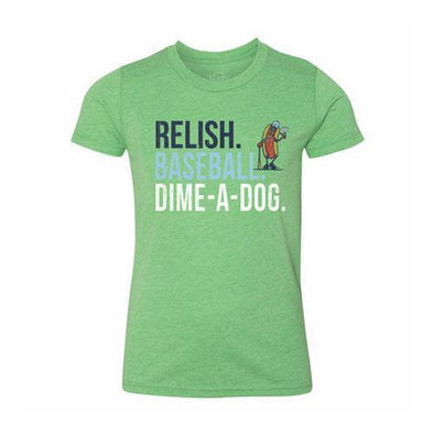 Columbus Clippers 108 Stitches Youth Relish Dime-A-Dog Tee, Columbus Clippers