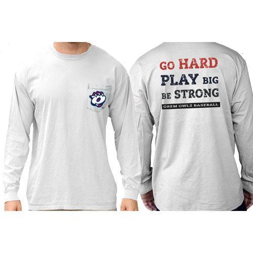 Orem Owlz Go Hard Long Sleeve Pocket Tee