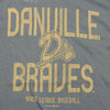 Danville Braves Retro Heather Tee-Sky Blue