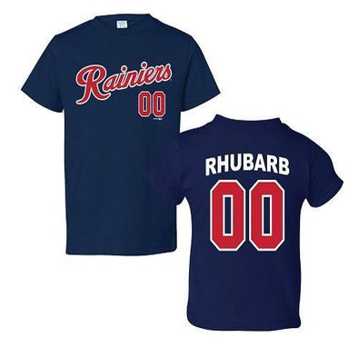 Tacoma Rainiers Navy Youth Rhubarb Jersey Tee