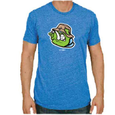 Hartford River Hogs Adult Triblend Tee in Blue