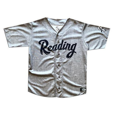 Reading Fightin Phils Fightins Road Replica Jersey Youth