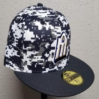 San Antonio Missions SA Missions Road Navy Digi Camo 5950 Fitted Cap