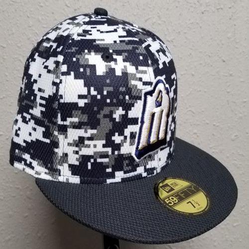 San Antonio Missions SA Missions Road Navy Digi Camo 5950 Fitted Cap
