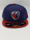 Lancaster JetHawks JetHawks New Era Road Cap (NAVY CROWN, RED BILL)