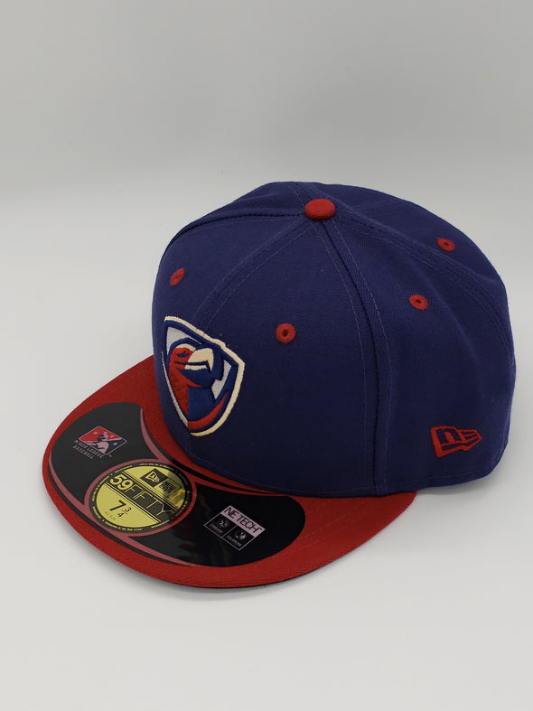 Lancaster JetHawks JetHawks New Era Road Cap (NAVY CROWN, RED BILL)