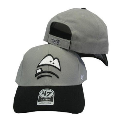 Lansing Lugnuts MVP Road Adjustable Hat - Gray/Black