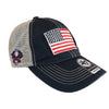 Rome Braves Cross Tomahawk Clean Up American Flag Cap