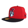 Rome Braves Navy Red On Field Hat Roman Helmet Logo