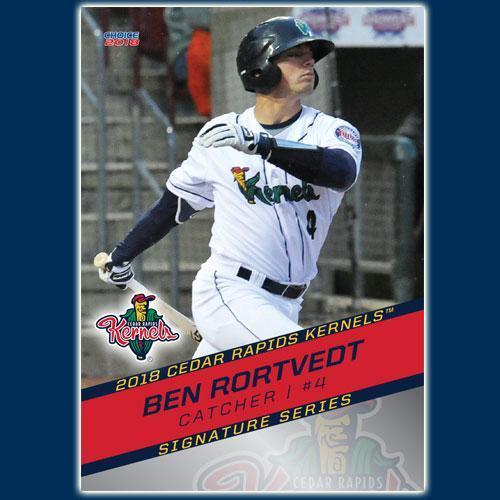 Cedar Rapids Kernels 2018 Team Card set