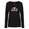 Toledo Walleye Rose Gold Ladies Cloud Fleece Crewneck Sweatshirt