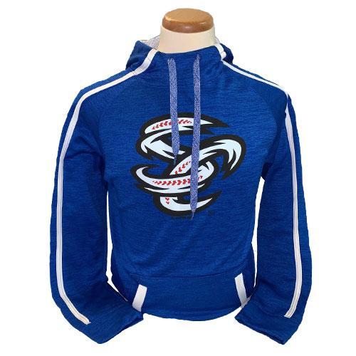 Omaha Storm Chasers Men's Augusta Royal Tonal Heather Hoodie