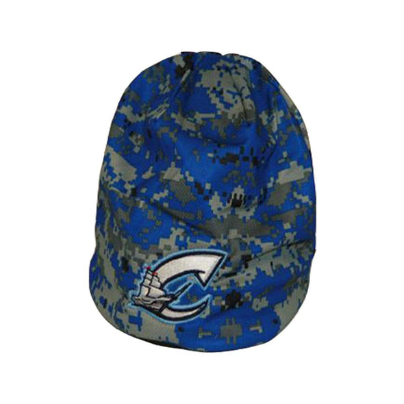 Columbus Clippers Royal Camo Beanie, Columbus Clippers