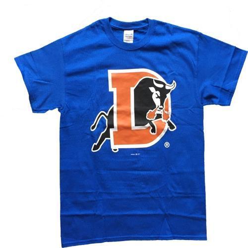 Durham Bulls Royal D Logo Tee