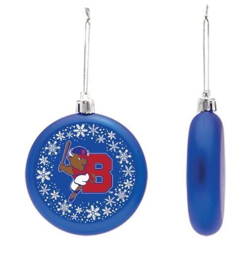 Buffalo Bisons Royal Shatterproof Ornament