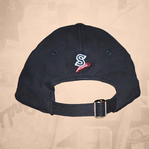 Spokane Indians Ruedy Adj Black Cap