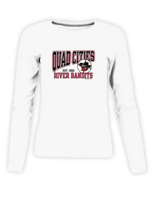 Quad Cities River Bandits Russell 19 Women's Long Sleeve Tee