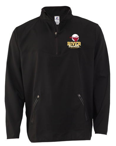 Quad Cities River Bandits Woven 1/4 Zip Pullover