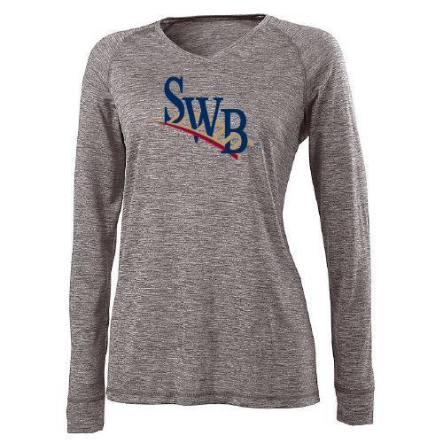 Scranton/Wilkes-Barre RailRiders Holloway Women's Electrify L/S Gray