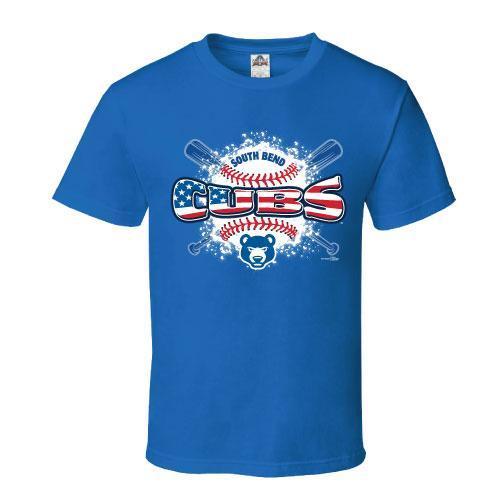 South Bend Cubs Youth Patriotic Tee