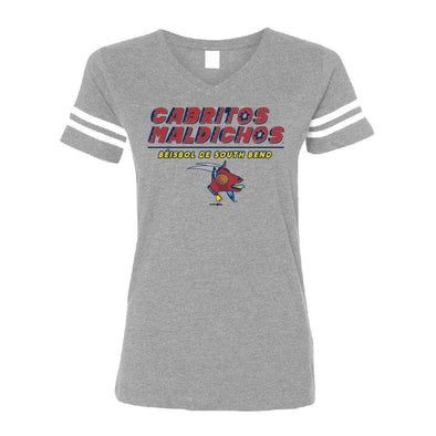 Cabritos Maldichos Camiseta Deportiva para Las Mujeres