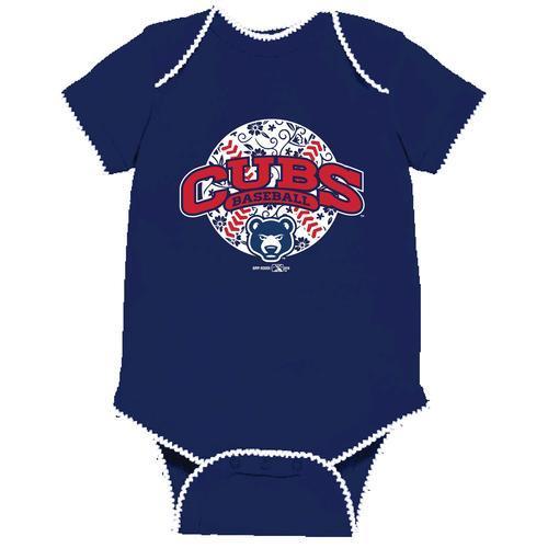 South Bend Cubs Infant Picot Onesie