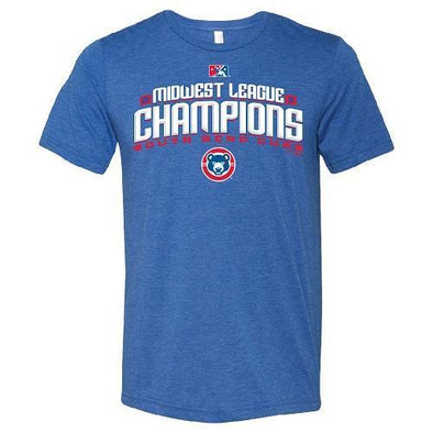South Bend Cubs Midwest League Champions Tee