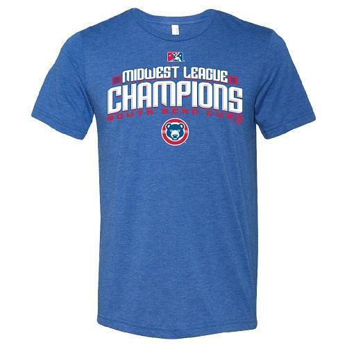 South Bend Cubs Midwest League Champions Tee