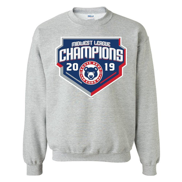 South Bend Cubs MWL Champions Fleece Crewneck Sweatshirt