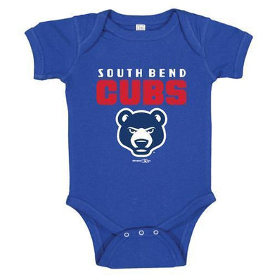 South Bend Cubs Infant Stacked Onesie
