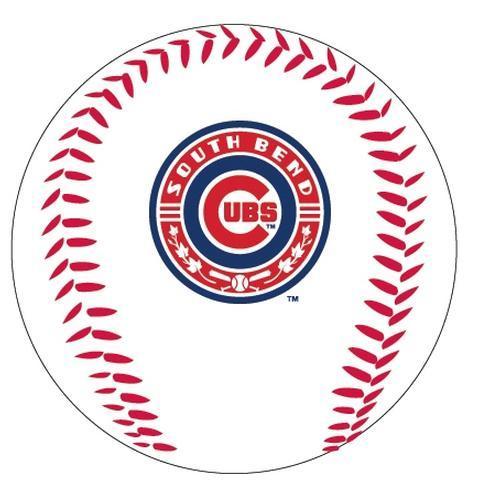 South Bend Cubs Logo Ball Primary Logo