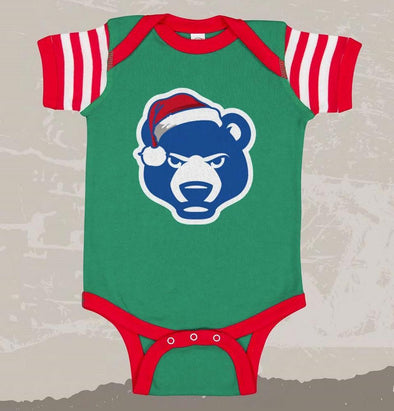 South Bend Cubs Infant Christmas Onesie
